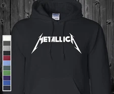 Metallica Hoodie Sweatshirt Classic Logo Heavy Metal Rock Band on S-5XL Pullover