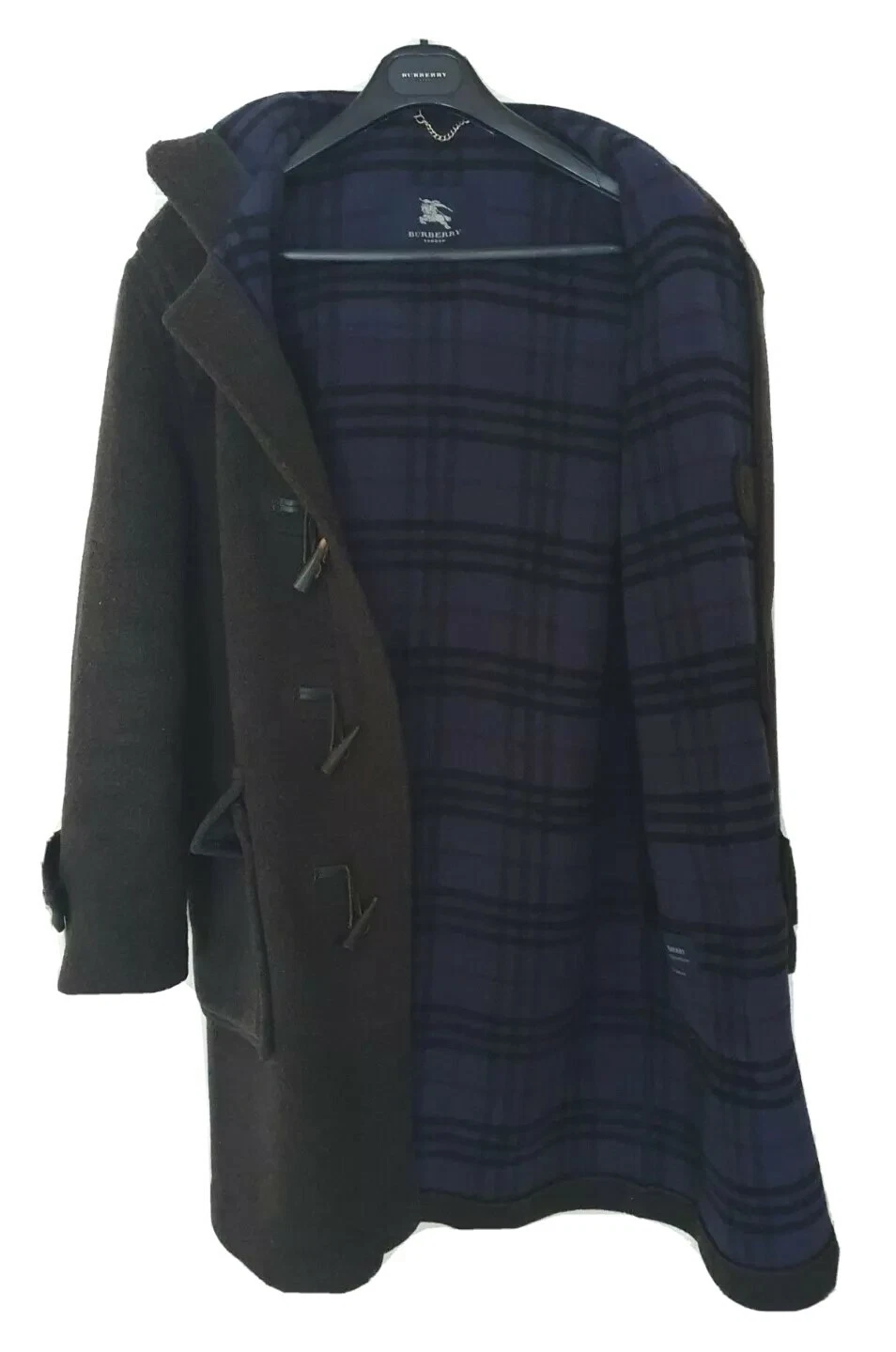 Cappotto giacca uomo LONDON by BURBERRY nova check duffle taglia 50R UK XL PREZZO AL PUBBLICO £1.490.