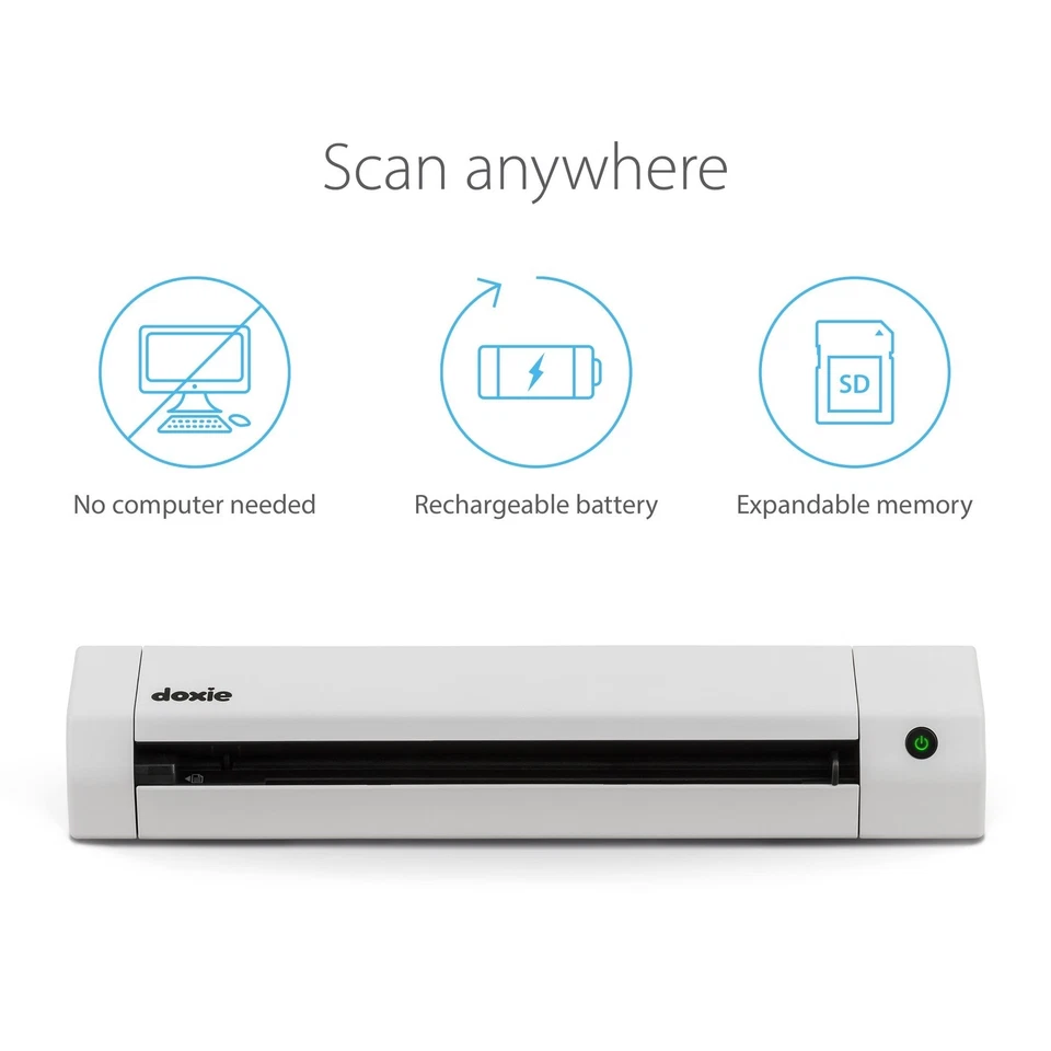 Doxie Go SE - The Intuitive Portable Document Scanner with Rechargeable Batte... - Image 2 of 4