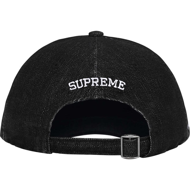 Supreme Cordura Denim S Logo 6-Panel Black | eBay