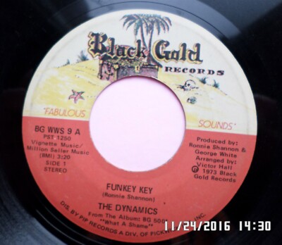 DYNAMICS Sweet Soul Funk 45rpm Funkey Key b/w Count Your Chips HEAR