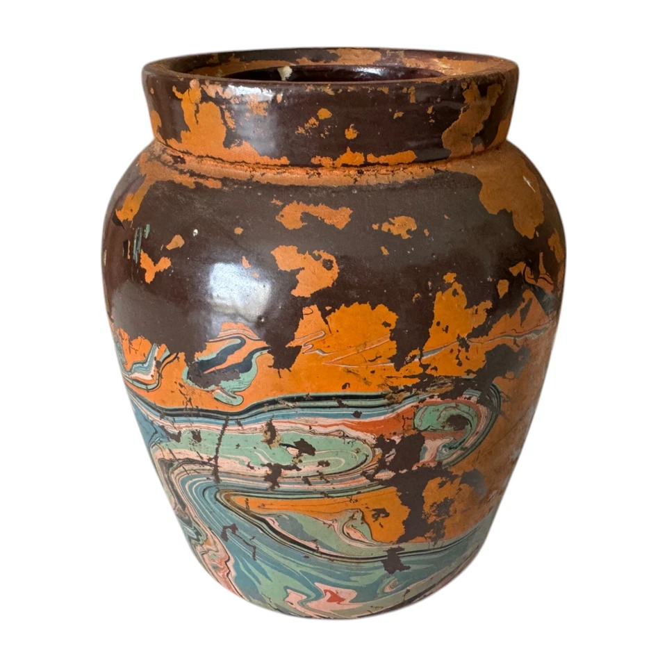 Vintage Ozark Roadside Tourist Stoneware Pottery Crock Vase - Image 4 of 4