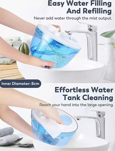 Humidifiers,2.2L Humidifier for Bedroom Baby Room, Air Humidifier with 10H Conti - Bild 5 von 5