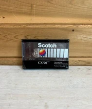 Cassette Tape Blank Media Sealed Scotch CX90