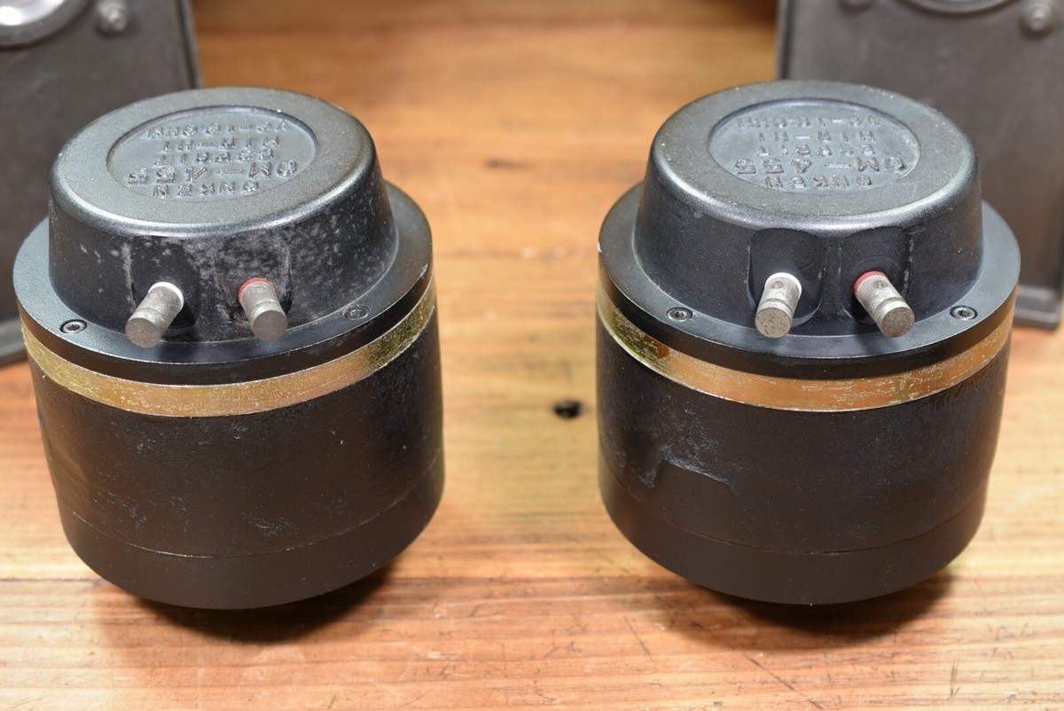 Rare ONKEN OM-455 ESPRIT / SC-500 Horn Driver Pair Vintage Rare ONKEN OM-455 ESPRIT / SC-500 Horn Driver Pair Vintage