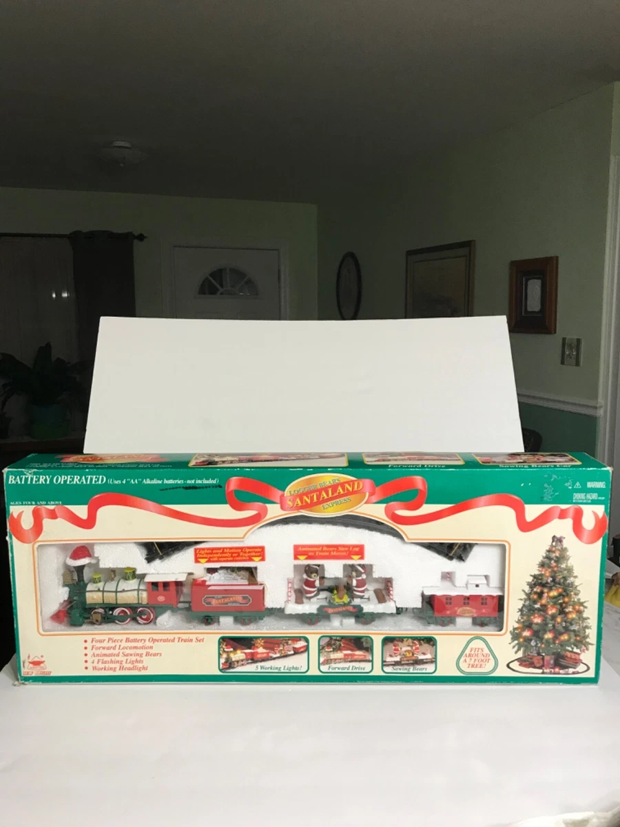 Santaland cheap train set