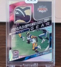 2020 SPECTRA ISAAC BRUCE NEBULA CHAMPIONSHIP GEAR PATCH 2/2 !! SUPER RARE !