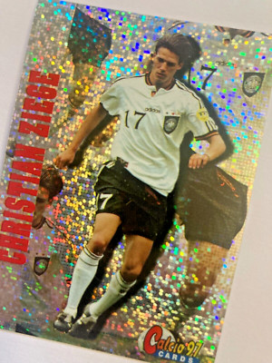 1997 Panini Calcio Eurostars Christian Ziege #130 Germany 97 Calcio Cards