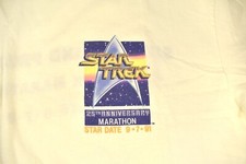 Vintage Star Trek 25th Anniversary Marathon T-Shirt 1990s Single Stitch