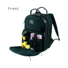 Custom Leather Craft 1132 75 Pocket Heavy Duty Polyester Tool Backpack