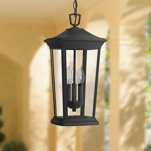 Hinkley Bromley 19 1/4" High Museum Black Outdoor Hanging Light - Picture 1 of 10