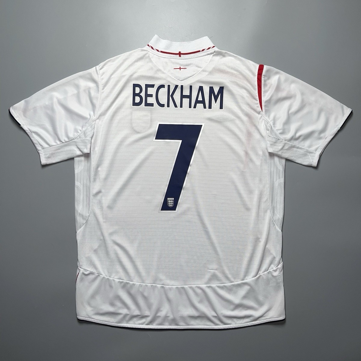 ENGLAND UMBRO 2006 WORLD CUP FOOTBALL SOCCER HOME JERSEY #7