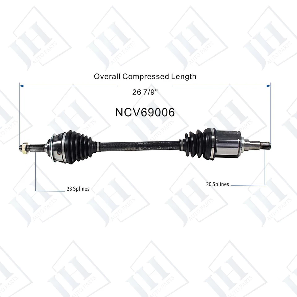 OE Front Right Passenger CV Axle Shaft For 1983 84 85 86 87 88 Toyota Tercel L4 - Image 2 of 4