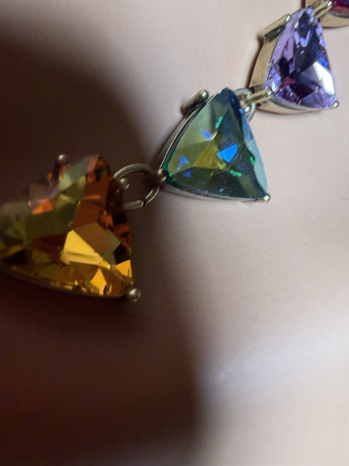 Multi Colored Statement Necklace By LOGO Lori Gol… - image 3