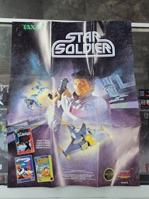 Star Soldier (Nintendo NES, 1988) CIB Complete Game Manual Box Poster Authentic