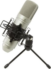 Tascam TM-80 Studio Condenser Microphone Silver