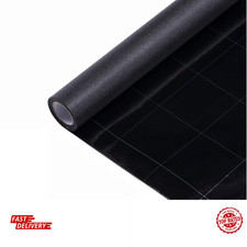 Static Cling Total Blackout Window Film Privacy Room Darkening Tint Black Cover