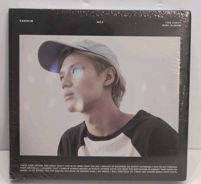 Taemin Ace The First Mini Album K-Pop CD Gray Korean Language Brand New Sealed 