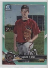 2018 Bowman Chrome Prospects Aqua Refractor /125 Taylor Clarke #BCP113 0q5