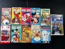 Vintage VHS Lot 11 Tapes Disney Cartoon Class...