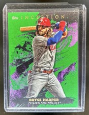 2021 Topps Inception Bryce Harper Green #25 Phillies