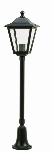 Nostalgische Wegeleuchte Schwarz 83 Cm IP44 Rustikal E27 AußEn Lampe Hof Garten-image