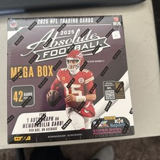 2025  Panini Absolute Football NFL Trading Card Mega Box