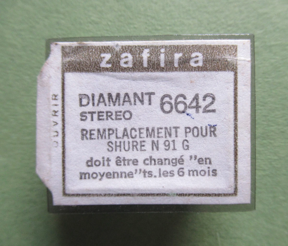 Diamant ou saphir platines vinyles SHURE
