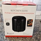 Kitchen Elite 3QT Air Fryer KE-3000 Black with Recipe Book, Timer, Temp Control