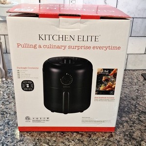 Cuisine Elite 3QT Air Apéritif KE-3000 Noir avec livre de recettes, minuterie, contrôle de température