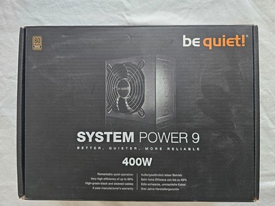 PC Netzteil be quiet! System power 9 400W 80 Bronze in OVP
