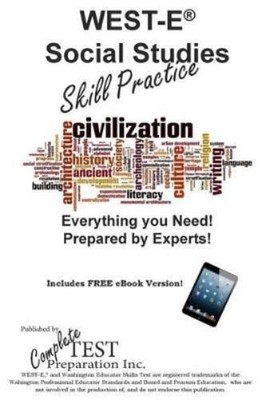 Complete Test Preparation Inc WEST-E Social Studies Skill Practice (Taschenbuch)