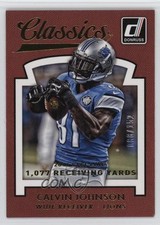 2015 Panini Donruss Classics Stat Line Season /152 Calvin Johnson #252 HOF 1s3v