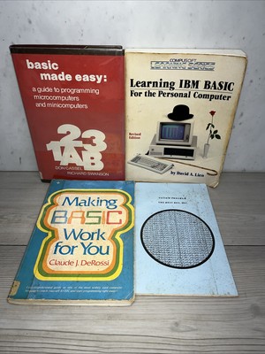 Lot Of 4 How To Guides, And Basic Computer Programming.