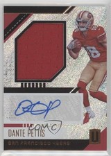 2018 Panini Unparalleled Rookie Jersey Auto Dante Pettis #RJA-DP Auto 14md