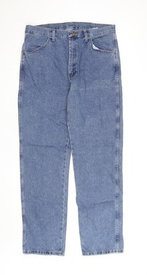 Rustler Herren Jeans Blau Regular Fit Straight Leg 36x34 Denim