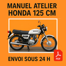 Manuel Atelier Honda 125 CM Revue Technique Moto Français RMT CD PDF
