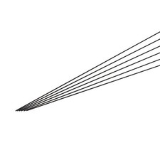 10Pcs Carbon Fiber Rod 1.5mm x 500mm for RC Plane Kite Wing Tube Quadcopter Arm