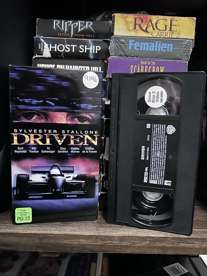 Driven VHS Tape (2001) Late Release Suspense Film In Plastic Protector HTF OOP - Image 3 of 4