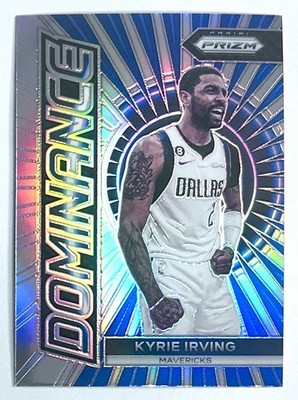 2023-24 Prizm Kyrie Irving Silver Dominance Prizm Refractor SP 8 Dallas Mavs NBA