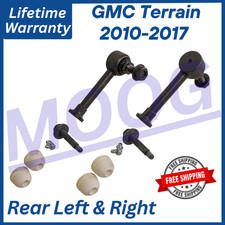 Pair MOOG OEM Rear Sway Bar Links For 2010-2017 GMC Terrain, Lifetime Warranty.