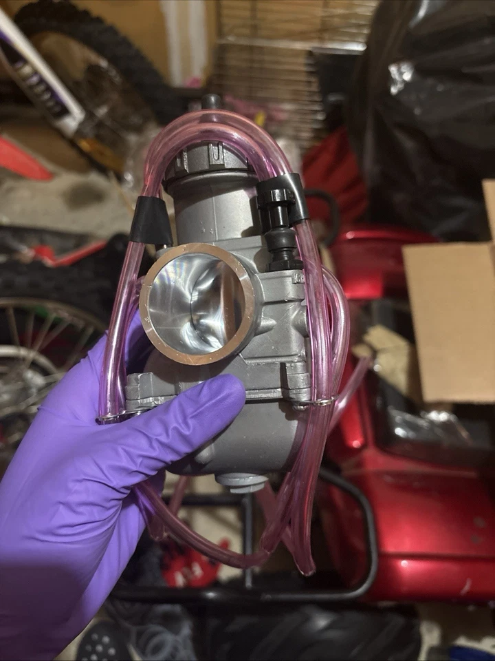 Carburador PWK 38 38 mm compatible con Suzuki RM125 1975-2007 RM250 1976-2008 Foto 2 de 4