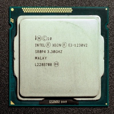 CPU Prozessor INTEL Xeon E3-1230 V2 SR0P4 3,30 GHz mit dem Lüfter