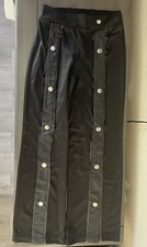 bebe girls Black Polyester Pants Size 10-12