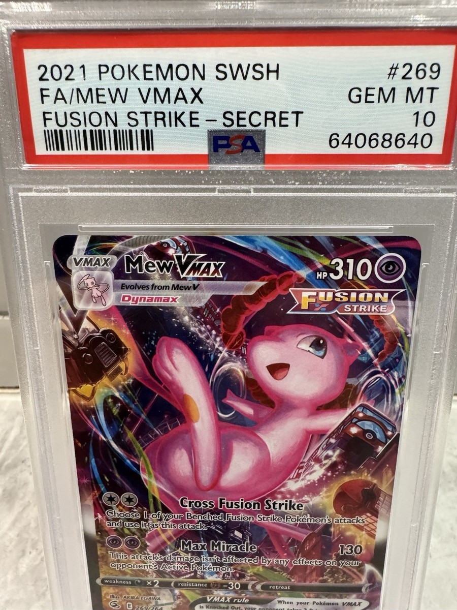 ポケモンカード　ミュウvmax 英語版　269/264 Mew VMAX (Alternate Art Secret) 269/264 Swsh08: Fusion