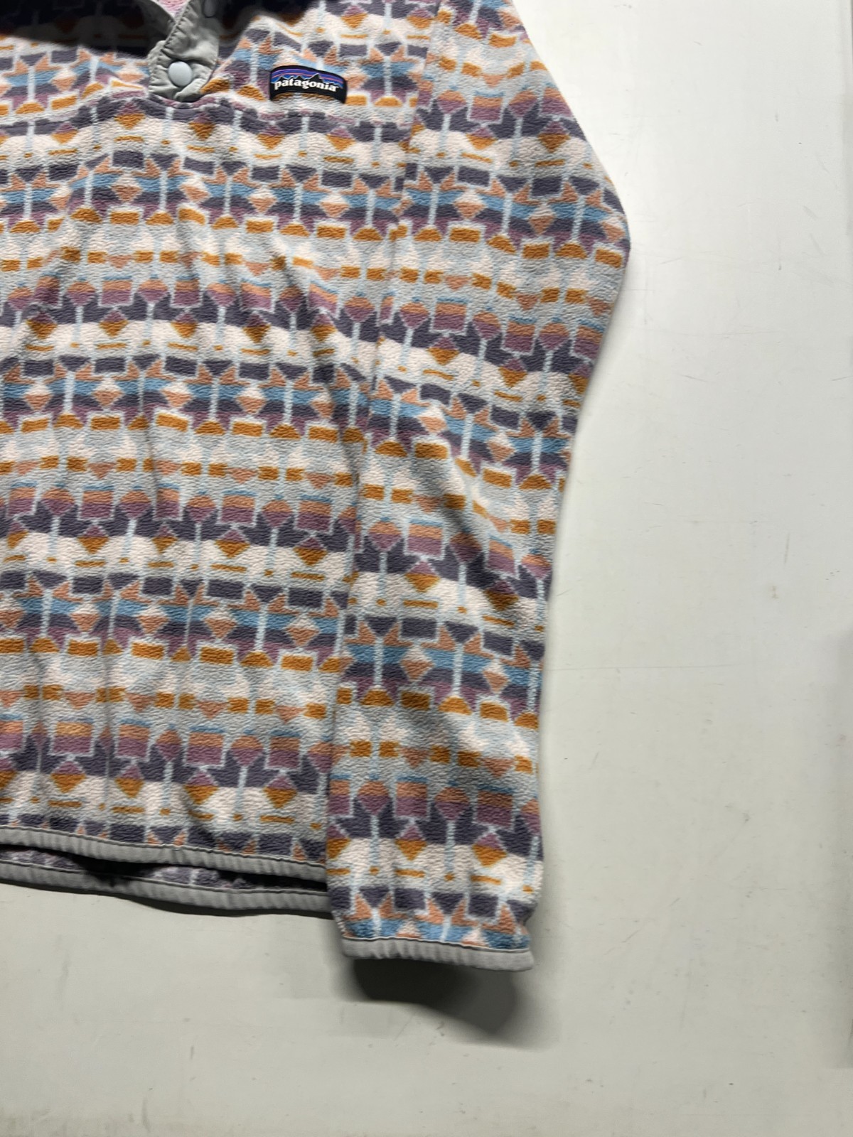 Patagonia Micro D Snap-T Fleece Jacket Multicolor Aztec Southwest Women Sz Small thumbnail 3