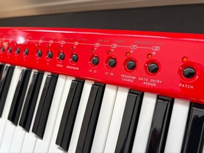 Roland AX-1 Red Keyboard Keytar MIDI Controller Musical Instrument