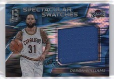 2016 Panini Spectra Spectacular Swatches Neon Blue 21/99 Deron Williams #14 10qe
