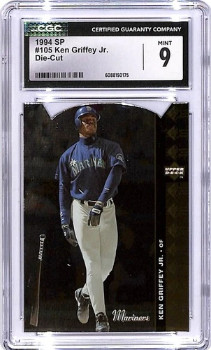 1994 SP Ken Griffey Jr Die Cut #105 CGC 9 Mariners