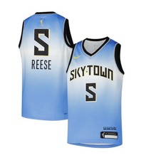 New Chicago Sky Jersey Girls Large Blue WNBA Basketball Angel Reese Nike Rebel